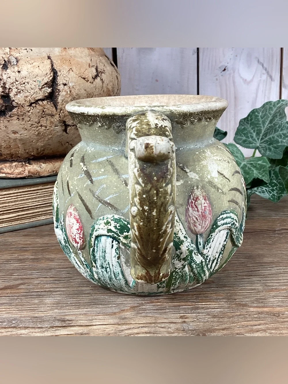 OOAK Pottery Planter Pot Pitcher